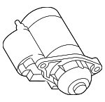 281002103084 - : 2000-2002 Toyota Echo - Starter for Toyota: Echo Image
