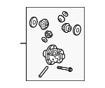 68643831AA - Suspension: Differential Assembly for Mopar Image