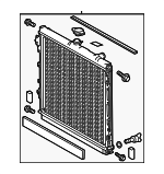 164000S030 - Cooling System: Radiator Assembly for Toyota: Tundra Image