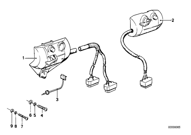 61311243810 - : Combination Switch Right for BMW-Motorrad Image