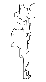 3CM121284A - Cooling System: Side Baffle for Volkswagen: Atlas, Atlas Cross Sport Image