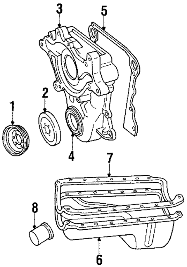 53020464 - Engine: Engine Oil Pan for Mopar Image