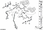 11539896892 - Engine: Coolant Line, Turbocharger Return Line for BMW Image