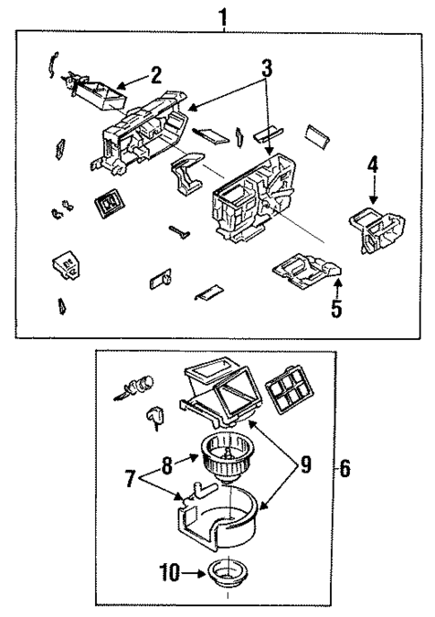 Heater Components for 1986 Nissan Maxima #0