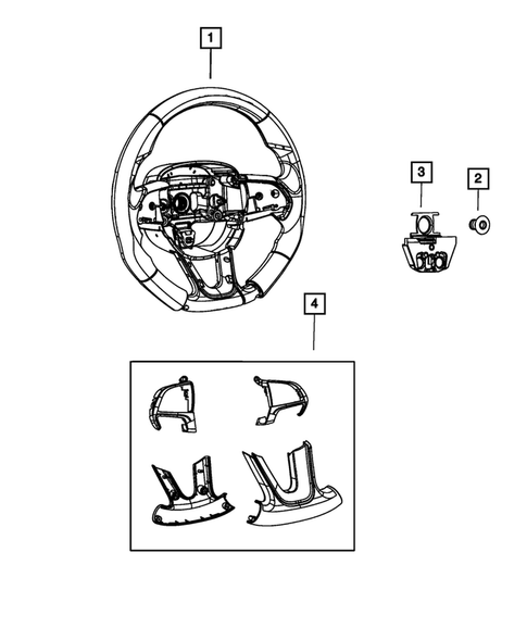 Steering Wheel for 2022 Chrysler 300 #1