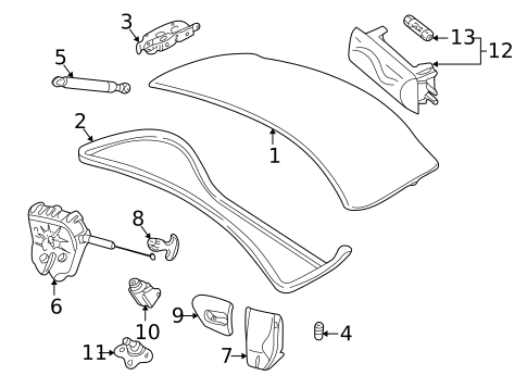 Trunk for 2008 Jaguar X-Type #0