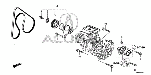 Tensioner for 2013 Acura ILX #0