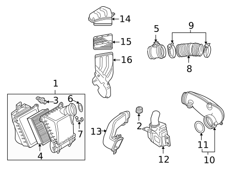 Air Intake for 2004 Audi A4 Quattro #0