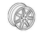 8J0601025CH - Suspension: Wheel, Alloy for Audi: A6, A6 Quattro, S6, TT, TT Quattro, TT RS Quattro, TTS Quattro Image
