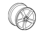 8J0601025DD - : 2011-2015 Audi - Wheel, Alloy for Audi: TT Quattro, TT RS Quattro, TTS Quattro Image
