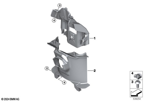 Motorcycle Trim Section, Windshield for 2024 BMW-Motorrad CE #28