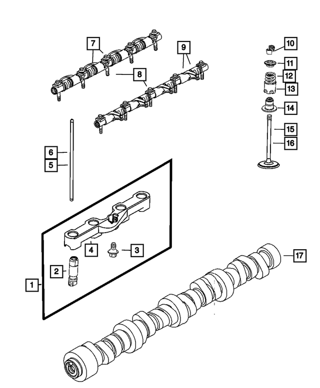 « 6509208AA – 6.1L Gas; Engine : Tête Collerette Hexagonale Boulon, Montage, Arrière pour Mopar Image »