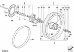 36317696649 - : Wheel Rim Rear for BMW-Motorrad Image