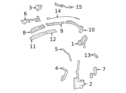 Motor & Components for 2005 Toyota Solara #0