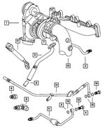 4852405AD - : Water Outlet Tube for Mopar Image