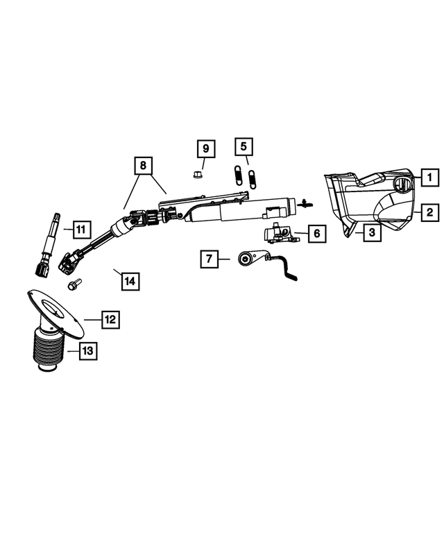 6509473AA - : Hex Lock Coned Washer Nut And Washer for Mopar Image