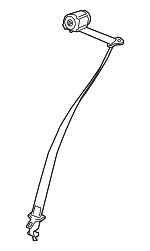 84924336 - : Center Belt Assembly for Buick: Enclave | Chevrolet: Traverse, Traverse Limited Image