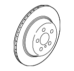 34208853554 - Brakes: Rotor for BMW Image