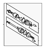 28421FE121 - : Axle Assembly for Subaru: Forester, Impreza Image