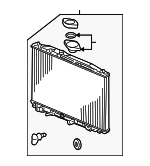 19010RJAJ53 - Cooling System: Radiator Assembly for Acura: RL Image