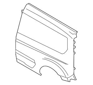 DT1Z61278A97K - Body: Quarter Panel for Ford Image