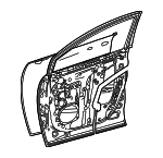 6700108080 - : Door Shell for Toyota: Sienna Image