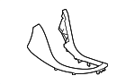 21968001369E44 - Body: Upper Trim for Mercedes-Benz Image