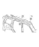 52112101AL - : Side Curtain Air Bag, Left for Dodge: Nitro Image