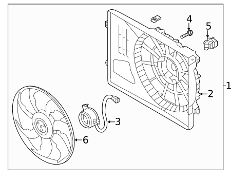Cooling Fan for 2020 Hyundai Tucson #0