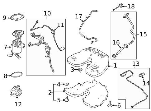 Fuel System Components for 2022 Land Rover Range Rover Sport #0