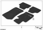 51479171368 - Retrofitting / Conversion / Accessories: Hook&amp;Loop Element with Screw Thread for BMW Image