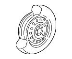 5535117 - Suspension: Wheel, Spare for Saab: 9-3, 9-5, 900 Image
