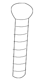 81143T3LA01ZD - Body: Headrest Guide for Acura Image
