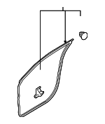 5725A464 - Body: Door Weather-strip for Mitsubishi: Outlander, Outlander PHEV Image
