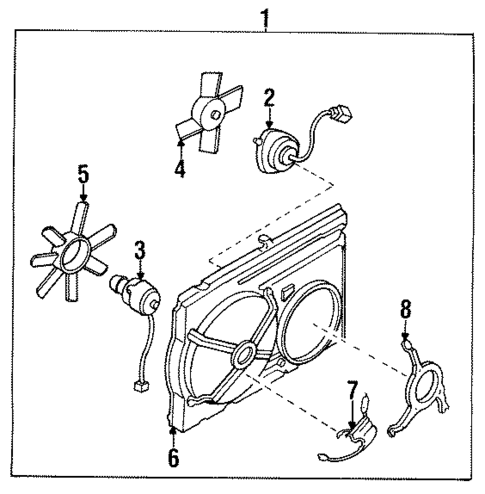 Cooling Fan for 1989 Nissan Stanza #0