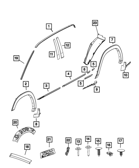 Moldings and Ornamentation for 2023 Ram 2500 #0
