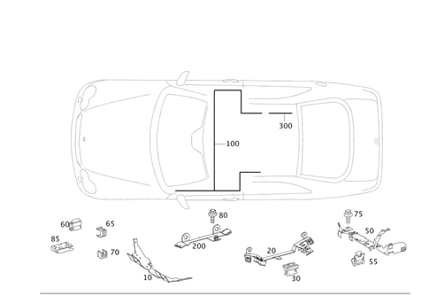 Wiring Harness for 02 Sensor after Catalytic Converter for 2008 Mercedes-Benz CLK63 AMG #0