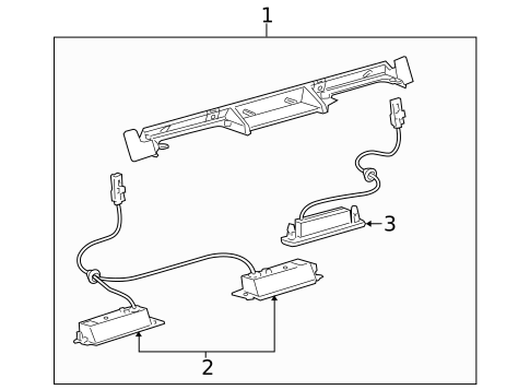 License Lamps for 2010 Lexus LS600h #0