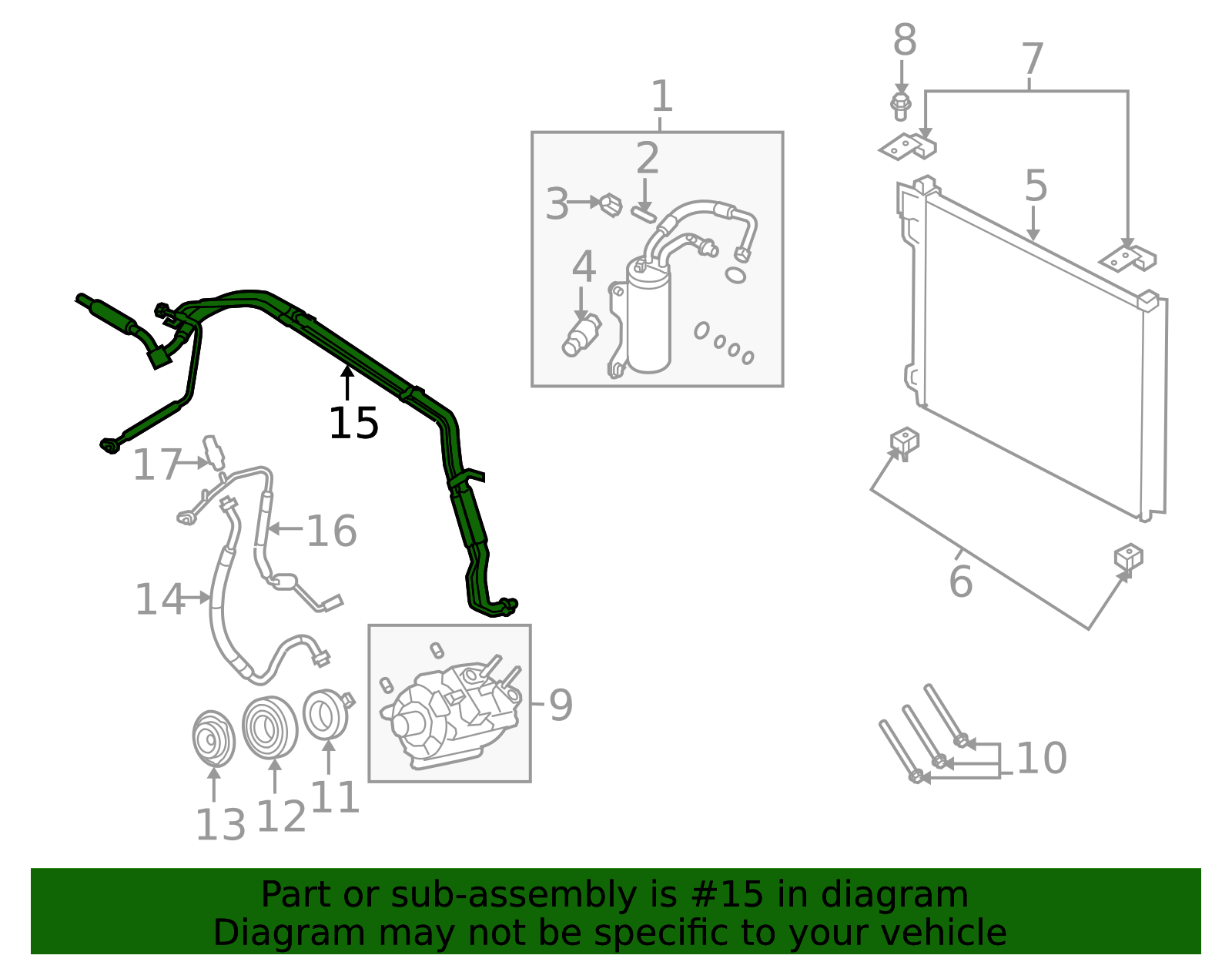 2007-2024 Ford Liquid Hose CC2Z-19835-B | Ford OEM Parts Outlet