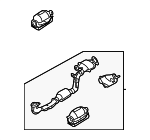 44101AE130 - : Front Pipe for Subaru Image