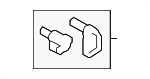 5Q0898001A - HVAC: Lever for Volkswagen Image