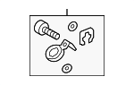 5WA815155 - HVAC: Pipe Assembly Hardware Kit for Volkswagen Image