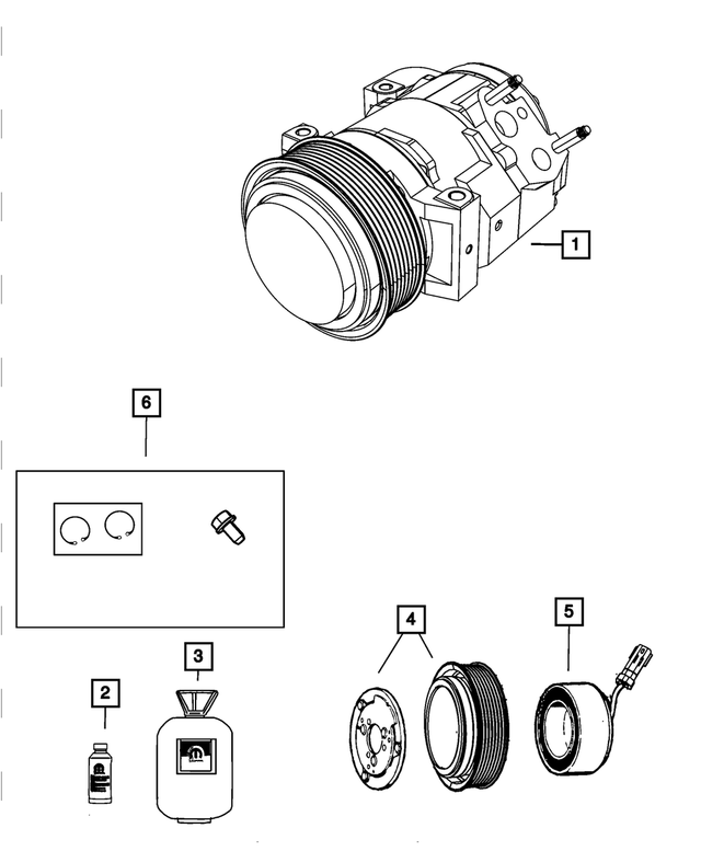 82300102AC - Air Conditioners and Heaters: A/c Compressor Lubricant for Mopar Image