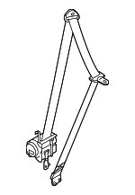 888102E510U7 - : 2008-2009 Hyundai Tucson - Seat Belt Assembly for Hyundai: Tucson Image