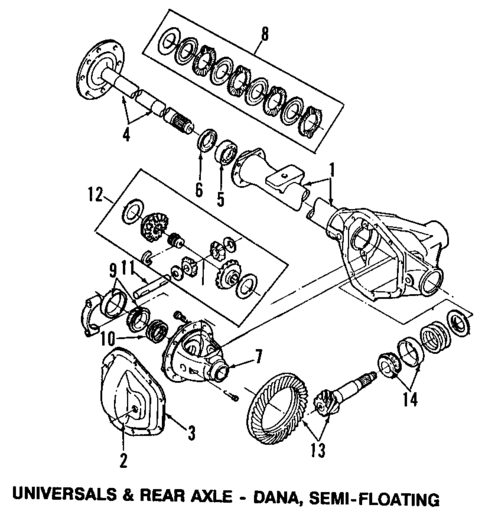 Differential for 1993 Ford E-350 Econoline #1