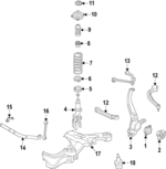 958414131 - Suspension: Stopper for Porsche Image