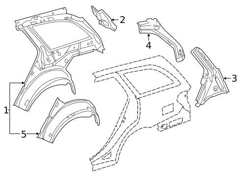 Inner Structure for 2015 Mercedes-Benz E63 AMG S #1