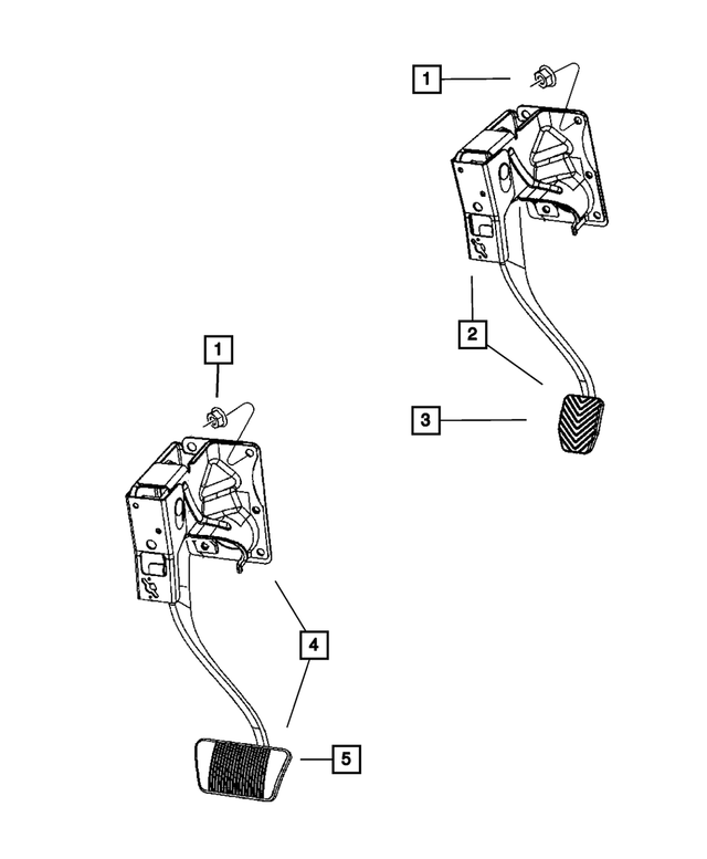 5105522AJ - Brakes: Brake Pedal, Left Hand Drive for Mopar Image image