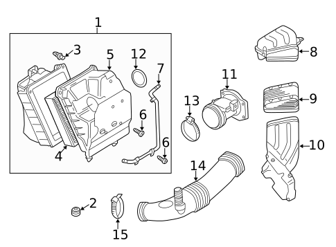Air Intake for 2004 Audi A4 Quattro #1