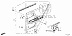 90662T2A003 - Interior/Bumper: GROMMET, SCREW (5MM) (SEAL) for Honda Image
